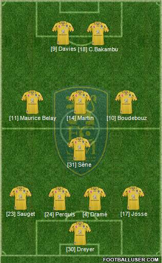 FC Sochaux-Montbéliard Formation 2011