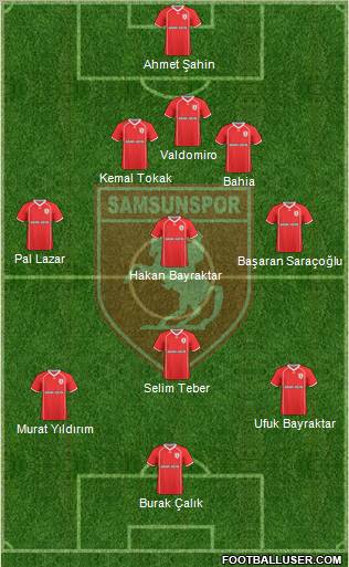 Samsunspor Formation 2011