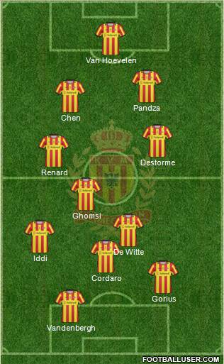 Yellow Red KV Mechelen Formation 2011