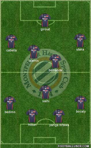 Montpellier Hérault Sport Club Formation 2011