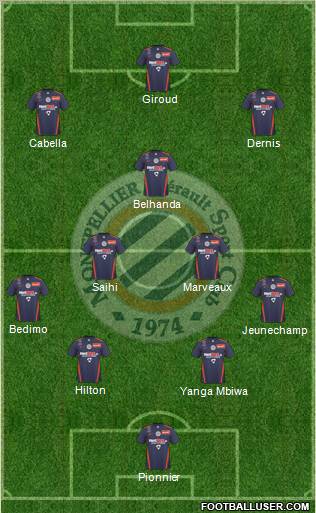 Montpellier Hérault Sport Club Formation 2011
