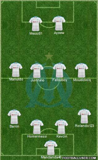 Olympique de Marseille Formation 2011