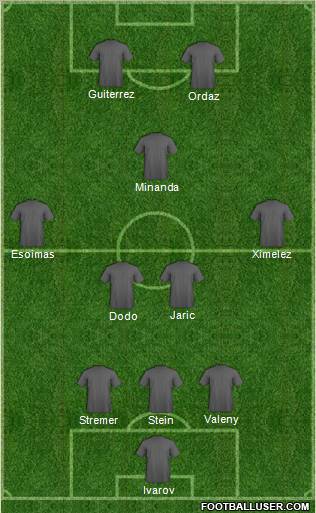 Pro Evolution Soccer Team Formation 2011