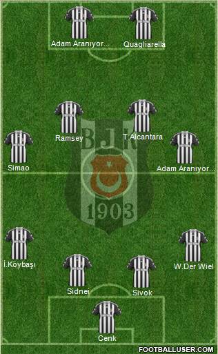 Besiktas JK Formation 2011