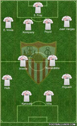 Sevilla F.C., S.A.D. Formation 2011