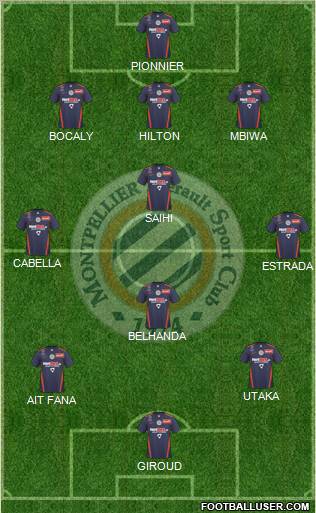 Montpellier Hérault Sport Club Formation 2011