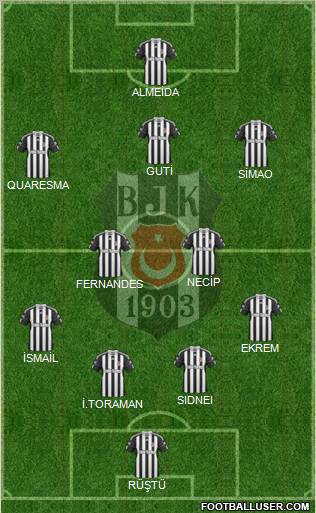 Besiktas JK Formation 2011