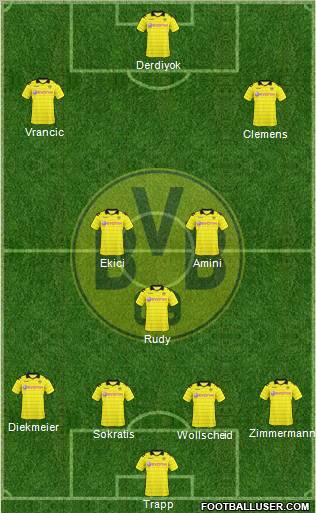 Borussia Dortmund Formation 2011
