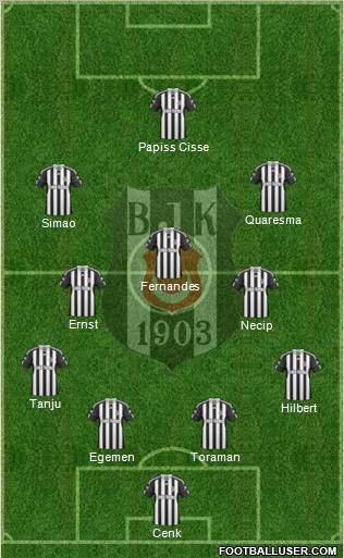 Besiktas JK Formation 2011