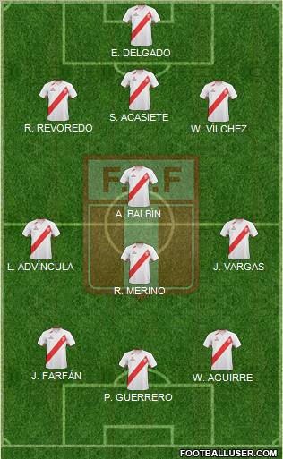 Peru football formation