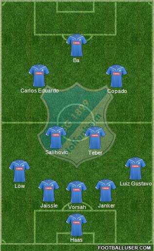 TSG 1899 Hoffenheim Formation 2011