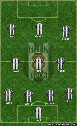 Besiktas JK Formation 2011