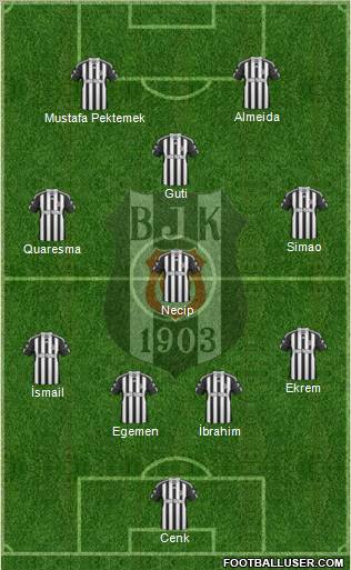 Besiktas JK Formation 2011