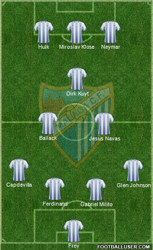 Málaga C.F., S.A.D. Formation 2011