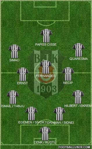 Besiktas JK Formation 2011