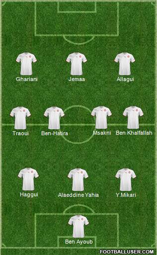 Tunisia Formation 2011