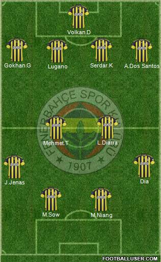 Fenerbahçe SK Formation 2011
