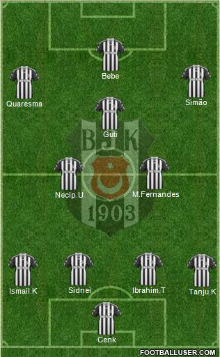 Besiktas JK Formation 2011