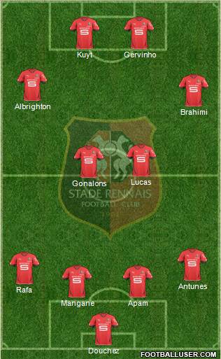 Stade Rennais Football Club Formation 2011