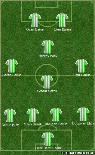 Bingöl Belediyespor Formation 2011
