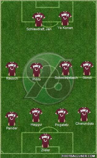 Hannover 96 Formation 2011