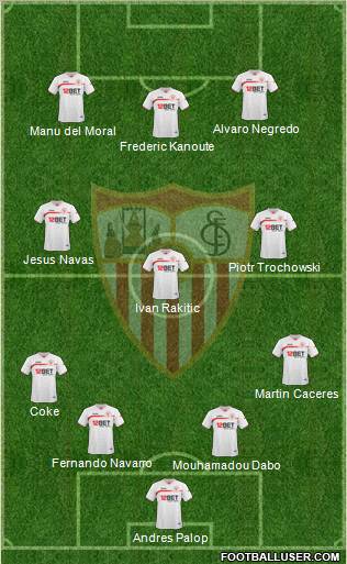 Sevilla F.C., S.A.D. Formation 2011