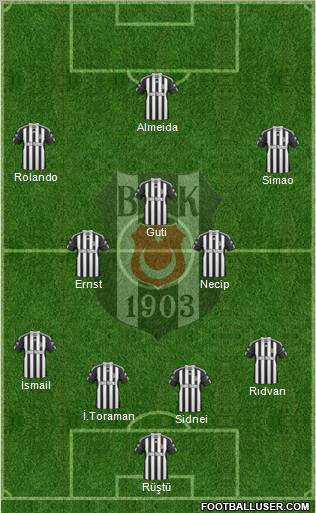 Besiktas JK Formation 2011