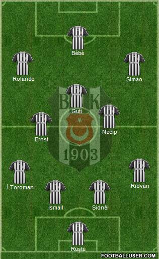 Besiktas JK Formation 2011