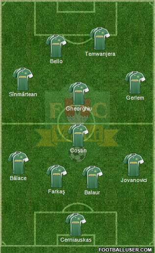 FC Vaslui Formation 2011