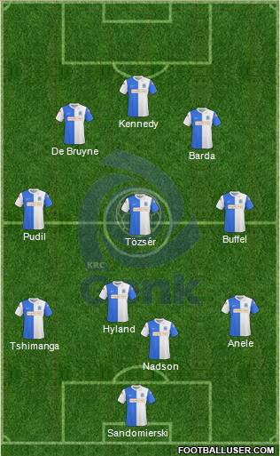 K Racing Club Genk football formation