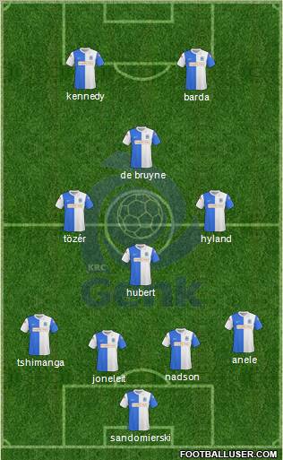 K Racing Club Genk football formation