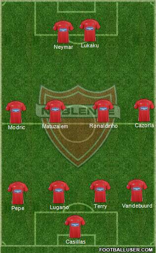 CD Ñublense S.A.D.P. 5-4-1 football formation