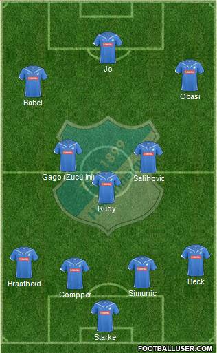 TSG 1899 Hoffenheim Formation 2011
