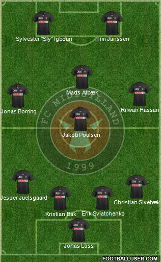 Football Club Midtjylland 1999 Formation 2011
