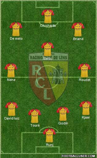 Racing Club de Lens Formation 2011