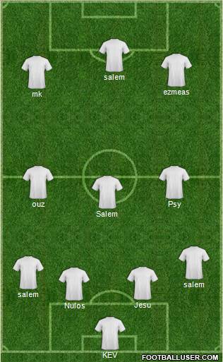 26 de Outubro FC Formation 2011