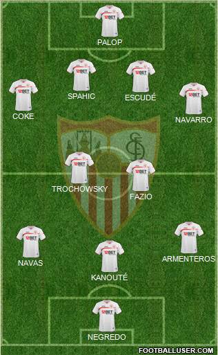 Sevilla F.C., S.A.D. Formation 2011