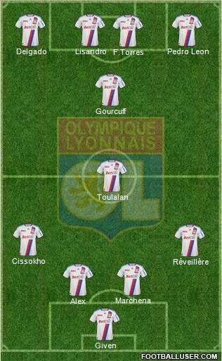 Olympique Lyonnais Formation 2011