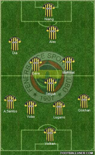 Fenerbahçe SK Formation 2011
