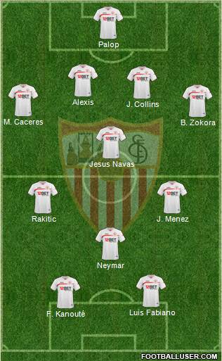 Sevilla F.C., S.A.D. Formation 2011