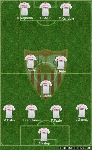 Sevilla F.C., S.A.D. Formation 2011