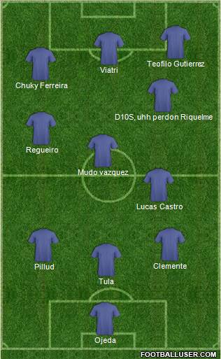 Pro Evolution Soccer Team Formation 2011