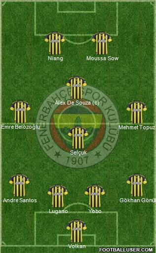 Fenerbahçe SK Formation 2011