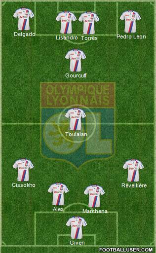 Olympique Lyonnais Formation 2011
