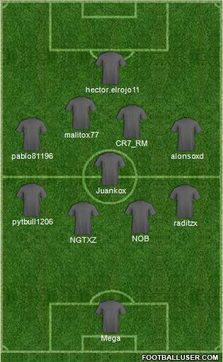 Pro Evolution Soccer Team Formation 2011