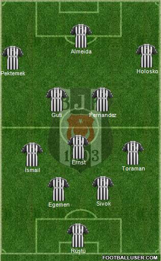 Besiktas JK Formation 2011