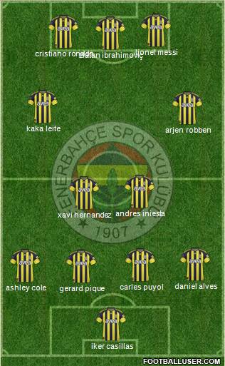 Fenerbahçe SK Formation 2011