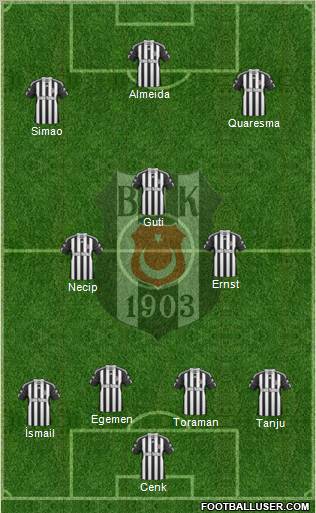 Besiktas JK Formation 2011