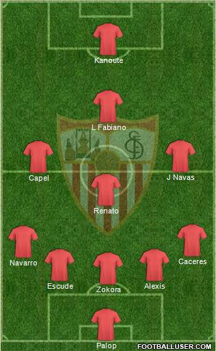 Sevilla F.C., S.A.D. Formation 2011