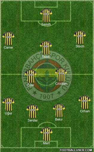 Fenerbahçe SK Formation 2011
